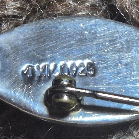 Sterling silver 925 Vintage Mexico Cat Brooch/Pin - Picture 6 of 6